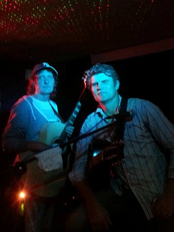 Hughie and Alan playing at MusiBar