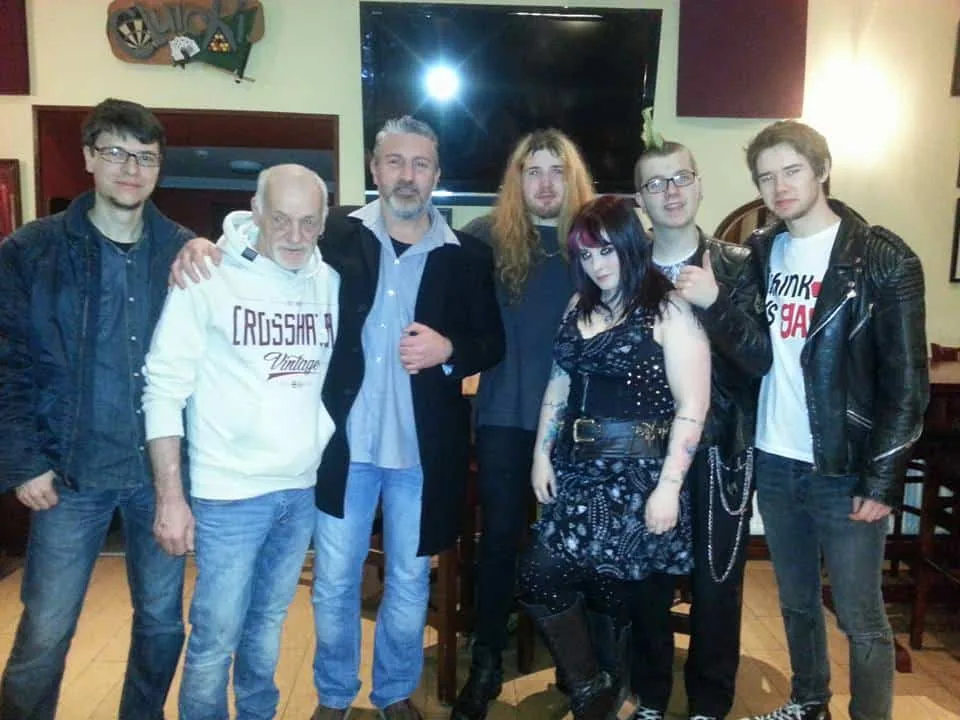 Friends and musicians at a MusiBar night